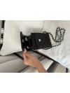 CC Black Silver Phone Bag