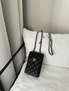 CC Black Silver Phone Bag