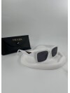 Luise White Sunglasses