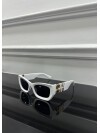 Tia White Sunglasses