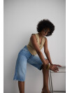 TRED DENIM BERMUDA